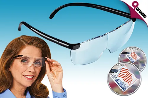 From QR25 Get a Closer Look with Magnifying Eyewear - Perfect for Small Print, Crafts and more! (Up to QR146 Value)
